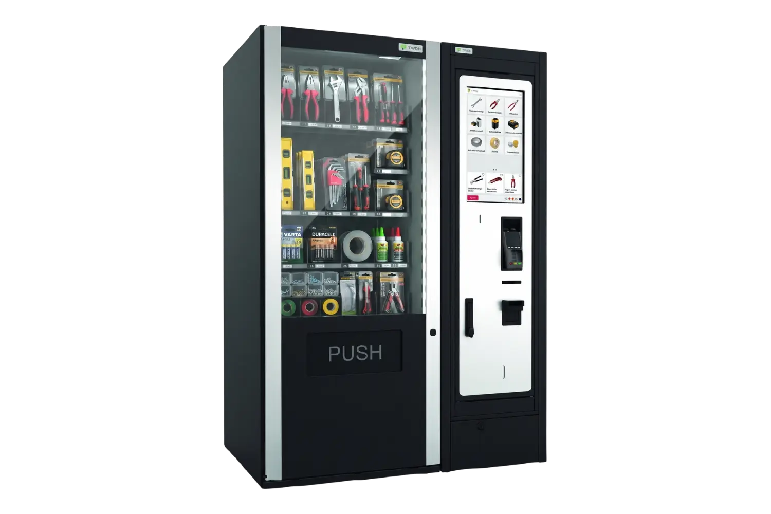 FlexMax Touchscreen-Automat für individuelles Sortiment